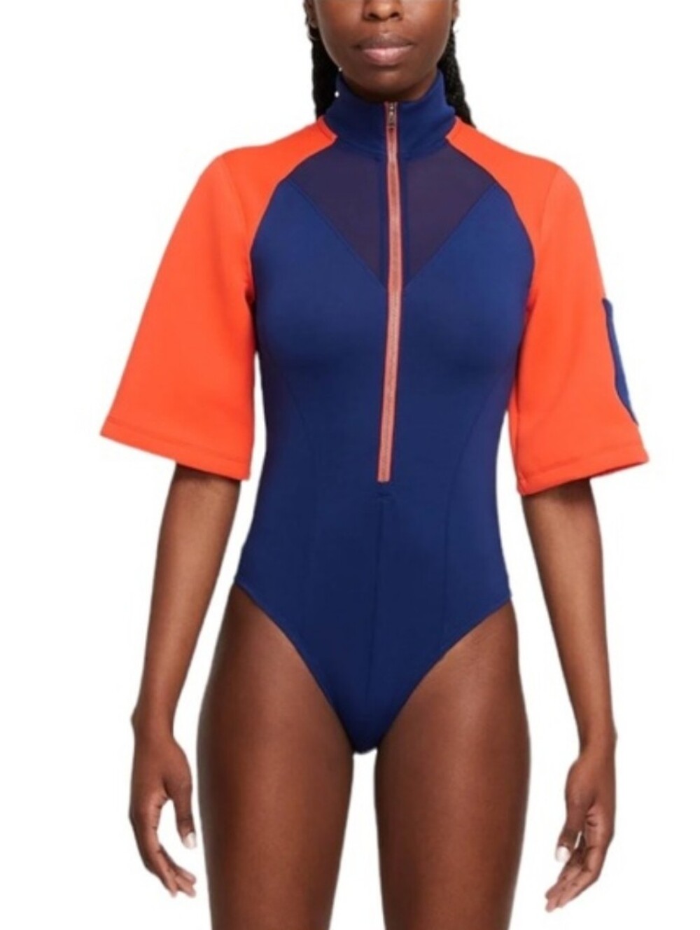Nike Jordan Bodysuit Next Utility Capsule Top Mesh Zipper Jumpman Logo SMALL